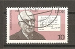 Stamps Germany -  Arnold Zweig.