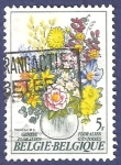 Stamps Belgium -  BÉLGICA Flores 5