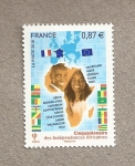 Stamps France -  50 Aniv. de la independencia Países Africanos