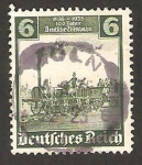 Stamps Germany -  centº del ferrocarril alemán, una locomotora