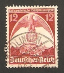 Stamps Germany -  7º congreso nacional-socialista en nuremberg