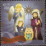 Stamps : America : Mexico :  Navidad Mexicana Alegorias-Nacimiento