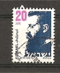 Stamps : Asia : Israel :  Serie Basica.- Theodore Herzl.