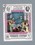 Sellos de Asia - Yemen -  Navidades 1970