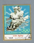 Stamps Yemen -  Munich 72