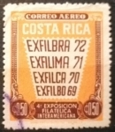 Stamps Costa Rica -  Exfilbra