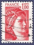 Stamps : Europe : France :  FRA Yvert 1972 Sabine 1,00