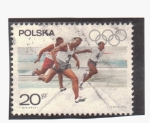 Stamps Poland -  Deporte olimpico
