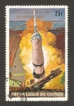 Stamps Guinea -  aterrizaje lunar