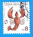 Stamps Czech Republic -  Zverokruh rak