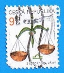 Stamps : Europe : Czech_Republic :  Libra