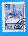 Sellos de Europa - Rumania -  Buque