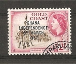 Stamps Ghana -  Proclamacion de la Independencia.