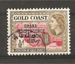 Stamps Ghana -  Proclamacion de la Independencia.