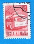 Stamps Romania -  Tranvia
