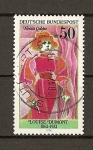 Stamps : Europe : Germany :  Actrices Celebres