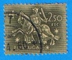 Sellos de Europa - Portugal -  Caballero