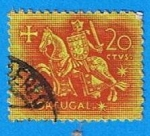 Stamps Portugal -  Caballero