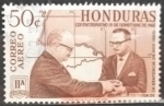 Stamps : America : Honduras :  Entrega de sentencia de nov. 1960