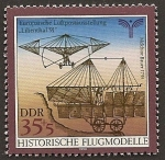 Stamps : Europe : Germany :  Historia y modelos de la aviación - museo Otto Lilienthal