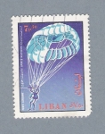 Stamps : Asia : Lebanon :  Paracaidista