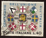 Sellos de Europa - Italia -  Centenario de la Union de Italia