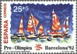 Stamps Spain -  barcelona92.VIII serie preolimpica