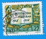 Sellos del Mundo : Europa : Italia : Constitucion Italiana