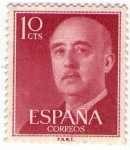 Stamps Spain -  1143-General Franco