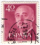 Stamps Spain -  1148-General Franco