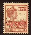 Stamps : Asia : India :  Reina Guillermina