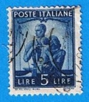 Stamps : Europe : Italy :  Justicia
