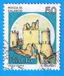 Stamps Italy -  Roca di Calascio