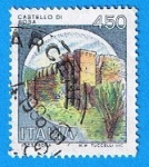 Stamps Italy -  Castillo de Bosa