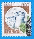 Sellos de Europa - Italia -  castillo de Rovereto