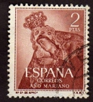 Stamps Spain -  Ntra. señora de Africa Año Mariano
