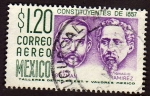 Stamps Mexico -  Constituyentes de 1857