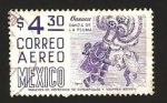 Stamps Mexico -  444 - Danza de La Pluma