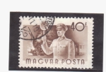 Stamps Hungary -  Jefe de estación