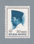 Stamps Indonesia -  Presidente Sukarno