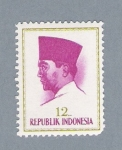 Stamps : Asia : Indonesia :  Presidente Sukarno