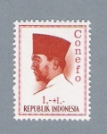 Stamps : Asia : Indonesia :  Presidente Sukarno