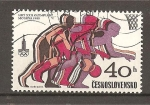 Stamps : Europe : Czechoslovakia :  Juegos Olimpicos de Moscu.