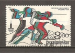 Stamps Czechoslovakia -  Juegos Olimpicos de Moscu.