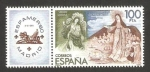 Stamps Spain -  2582 - exposición filatelica de América y Europa espamer 80