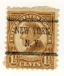 Stamps : America : United_States :  Presidente Harding