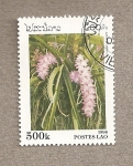 Stamps Laos -  Flor Dendrobium aggregatum