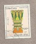 Stamps Laos -  Arte laosiano