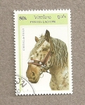 Stamps Laos -  Cabeza de caballo