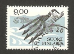 Stamps Finland -  material de pesca de cuatro dientes
